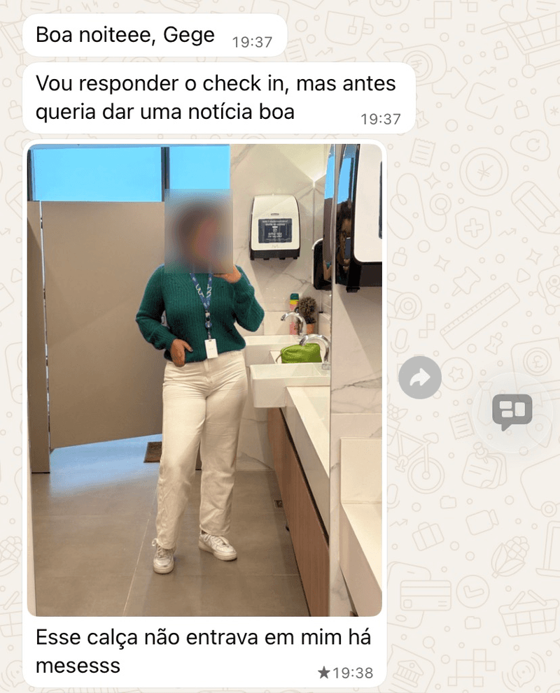 Depoimento de paciente